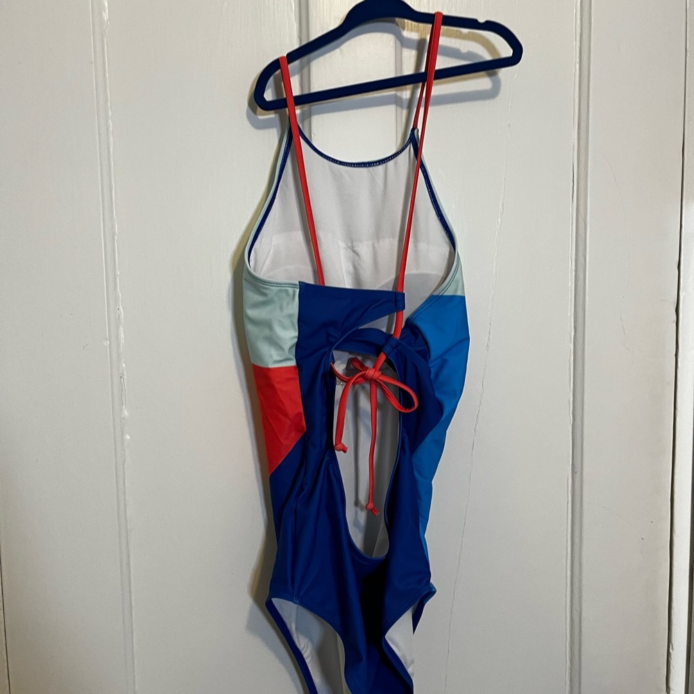 Multi color bathing suit